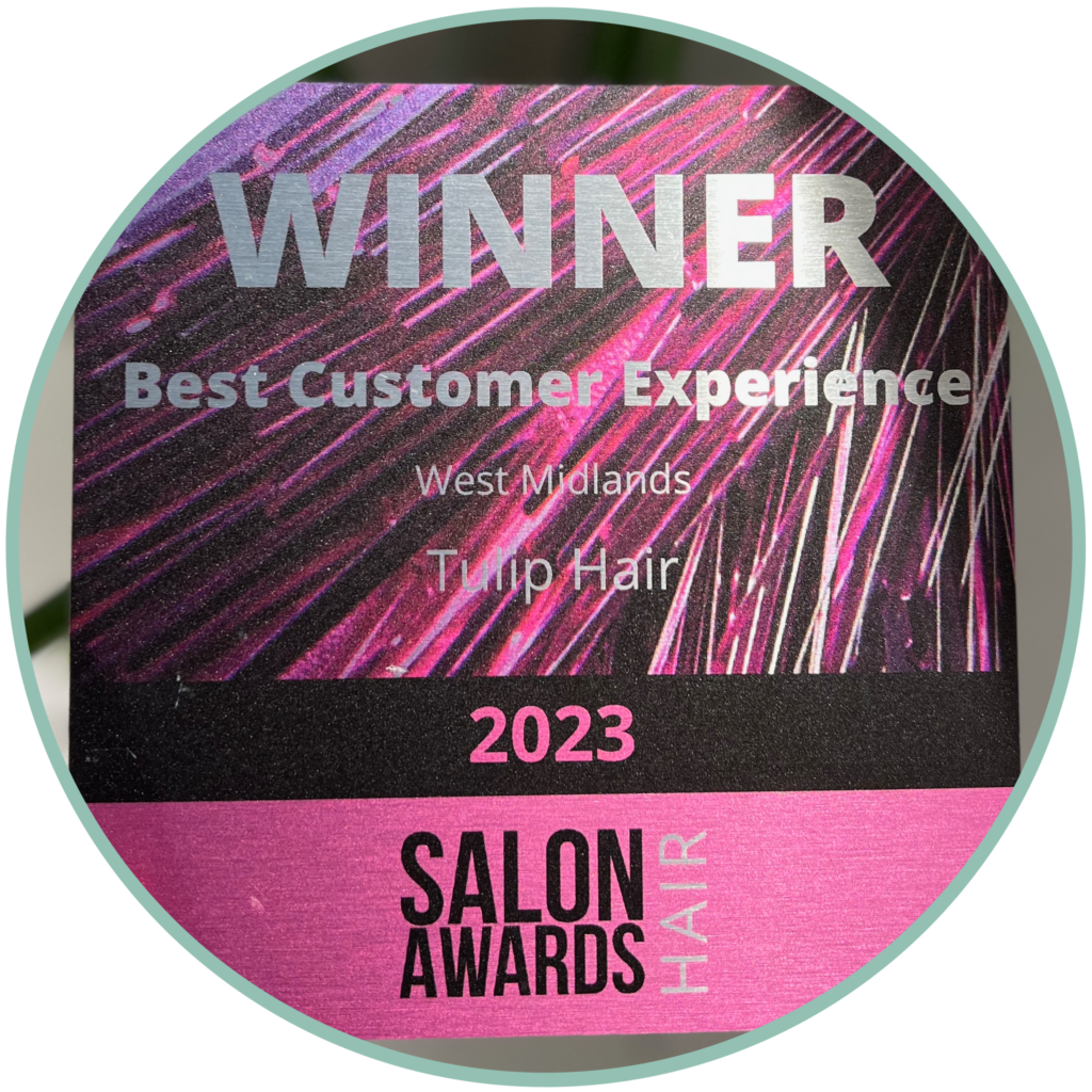 Salon awards - customer service award